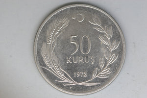 1972 - Turkey - 50 Kurus Coin - gEF