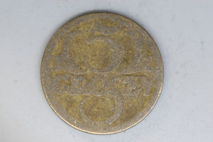 1923 - Poland - 5 Groszy Coin - Fair