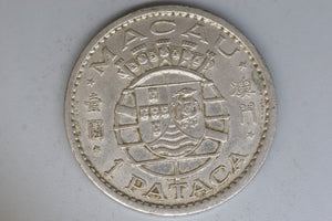 1968 - Macau - 1 Pataca Coin - gF