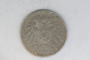 1920 - Germany - 5 Pfennig Coin - Wilhelm II - Iron - G