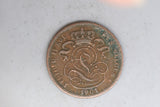 1901 - Belgium - 1 Centime Coin - G