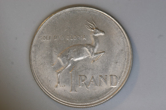 1977 - South Africa - 1 Rand Coin - VF