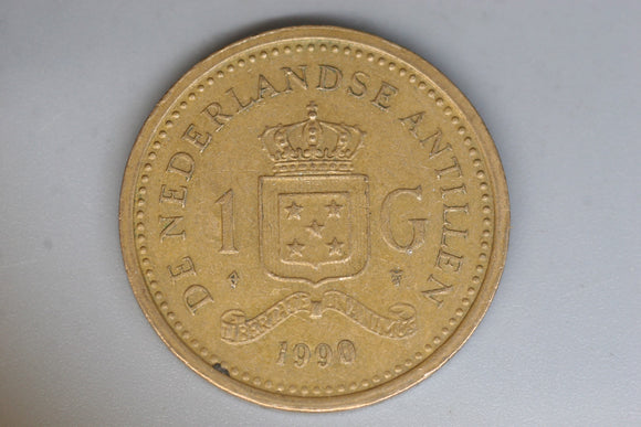 1990 - Netherlands - 1 Guilder Coin - F