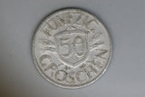 1947 - Austria - 50 Groschen Coin - F