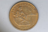 1960 - Philippines - 5 Centavos Coin - VF