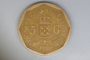 1998 - Netherlands - 5 Guilders Coin - VF