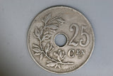 1928 - Belgium - 25 Centimes Coin - VG