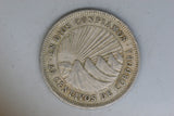 1965 - Nicaragua - 25 Centavos Coin - F