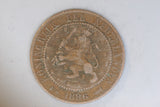 1886 - Netherlands - 2 1/2 Cent Coin - VG