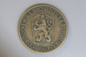 1962 - Czechoslovakia - 1 Koruna Coin - VG