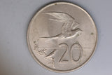 1973 - Cook Islands - 20 Cent Coin - Some Spotting - EF