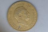 1956 - Denmark - 1 Krone Coin - F