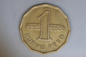 1976 - Uruguay - 1 Peso Coin - F