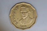 1976 - Uruguay - 1 Peso Coin - F