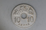 1954 - Greece - 10 Lepta Coin - F