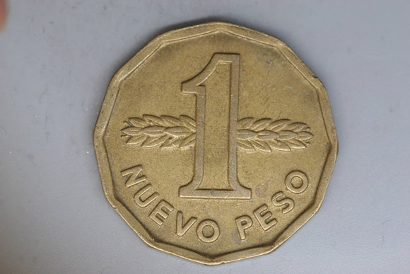 1976 - Uruguay - 1 Peso Coin - F