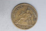 1923 - France - 2 Francs Coin - VF