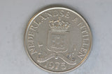 1975 - Netherlands Antilles - 25 Cent Coin - EF