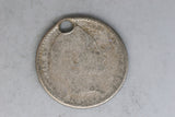 1904 - Denmark - 25 Ore Coin - Silver - Poor / Holed