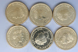 2022 - Australia 2 Dollar Coins * 6 - Frontline Workers - EF to aUNC