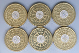 2022 - Australia 2 Dollar Coins * 6 - Frontline Workers - EF to aUNC