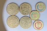 2018 - Australia 1 & 2 Dollar Coins - Commonwealth Games Full Set - gVF / EF