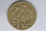 1987 - Australia - 1 Dollar Coin - Mob of Roos - F