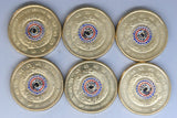 2021 - Australia 2 Dollar Coins * 6 - Indigenous Military Service - EF / gEF