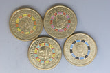 2019 - Australia 2 Dollar Coins * 4 - Mr Squiggle Full Set - gVF