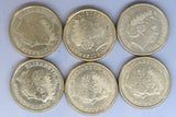 2019 - Australia 2 Dollar Coins * 6 - Repatriation - Bulk - gVF