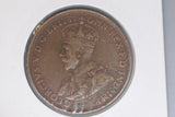 1920 - I - Australian Penny - Double Dot - Pitted & Cleaned - aF