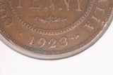 1923 - Australian Penny - aEF / Problem Coin