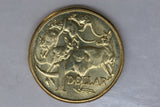 2008 - Australian 1 Dollar Coin - $1 - Mob of Roos - aUNC