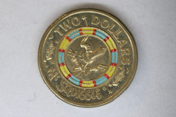 2019 - Australian 2 Dollar Coin - $2 - Mr Squiggle - Mr Squiggle - EF / gEF