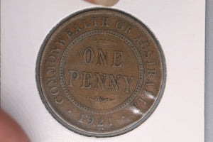 1921 - I - Australian Penny - OMN to IMP Doubled - (R6) - VG