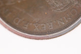 1923 - Australia Penny - Diecracks om 'REX' and 'GE' - aF / Scratched