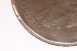 1923 - Australia Penny - Diecracks om 'REX' and 'GE' - aF / Scratched