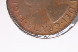 1953 - Australia Halfpenny -Diecracks 'HA' & 'ATIA' - VF