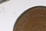 1941 - Australia Penny - Clipped Planchette - gF