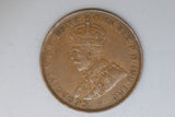 1922 - L - Australian Penny - VF / Verdigris