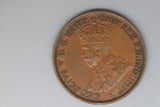 1929 - Australia Halfpenny - Dot above '9' (R6) - Diecrack 'C' - aEF / Verdigris