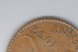 1952 - A. - Australia Penny - Square Serif B63C - gF / a bit Grotty