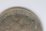 1908 - UK Penny - Freeman 165 - EF / Spots of Corrosion