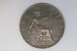 1908 - UK Penny - Freeman 165 - EF / Spots of Corrosion