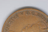 1924 - L - Australian Penny - Diecrack 'RGIVS V D. G. B' - VF