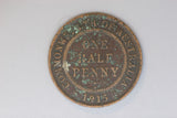 1915 - Australia Halfpenny - G / Problem Coin