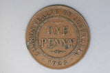 1923 - Australian Penny - VF / Verdigris