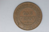 1913 - Australian Penny - aEF / Problem Coin