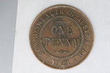 1921 - I - Australian Penny - aEF / Problem Coin