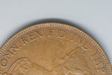 1924 - L - Australian Penny - Multiple Diecracks - VF